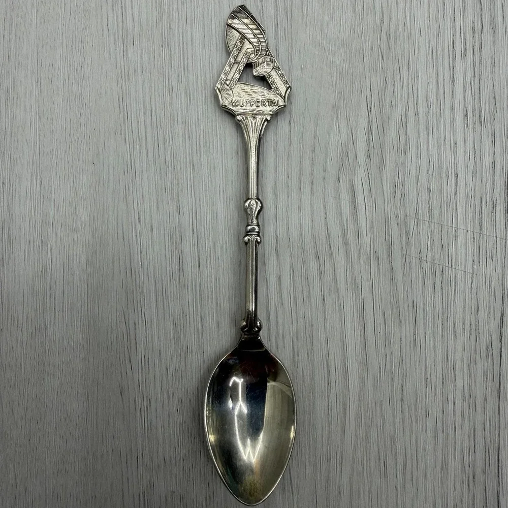 Wuppertal Germany Souvenir Spoon Schwebebahn Suspended Railway